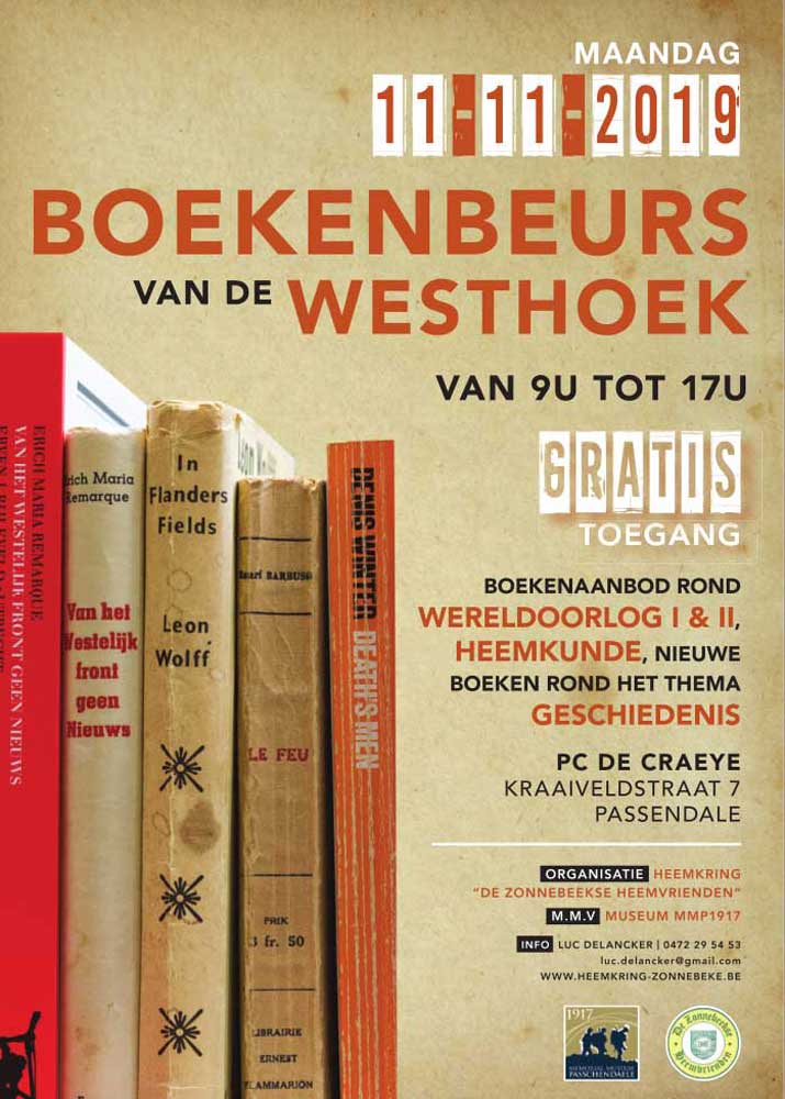 11 november: Boekenbeurs van de Westhoek